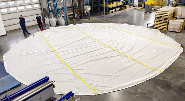 Giant circular 50' ScafPanel.